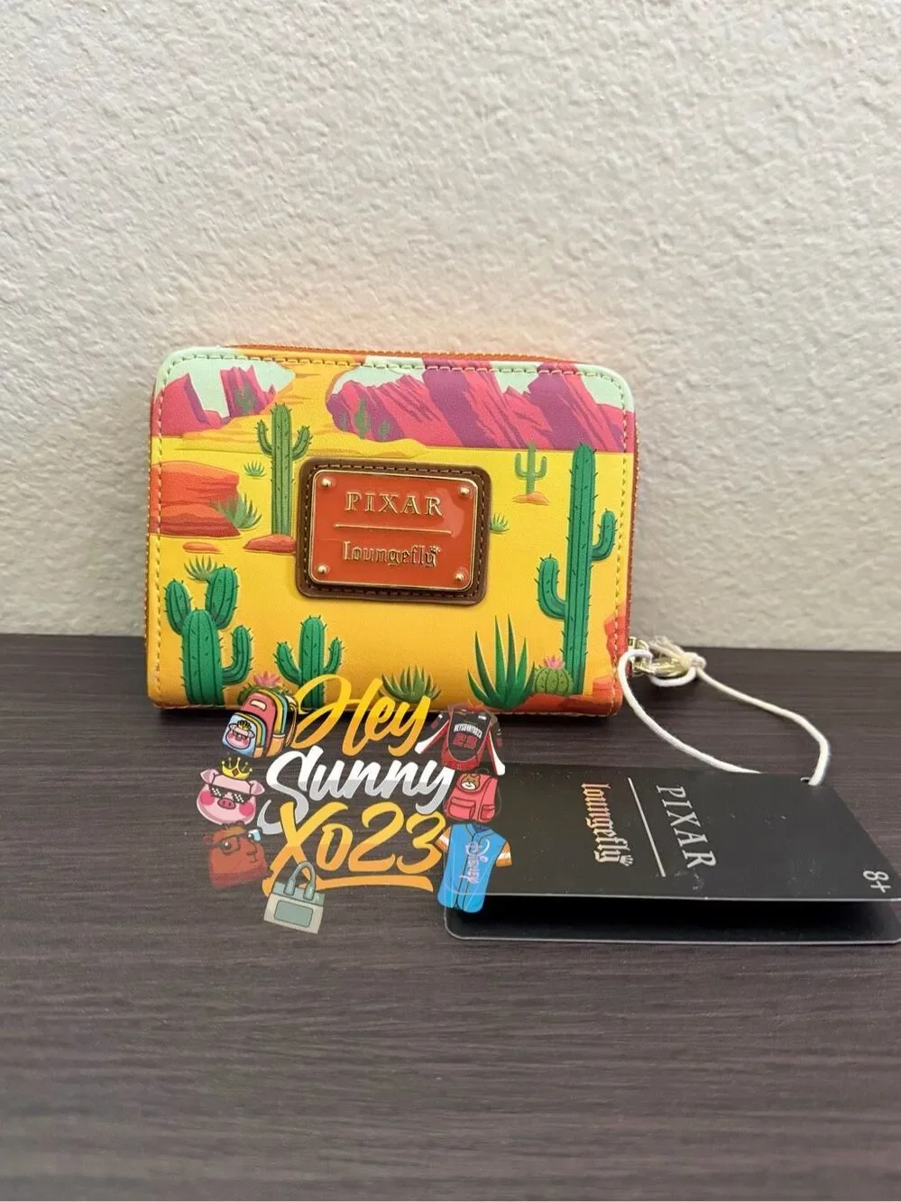Loungefly Disney Pixar Cars Lightning McQueen and Mater Desert Zip Wallet